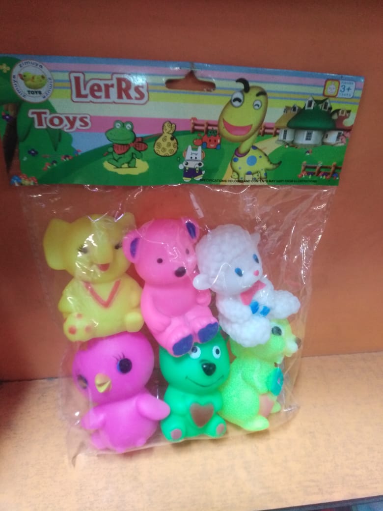 Chu Chu Rubber Sound Toys Pc Set For Kids