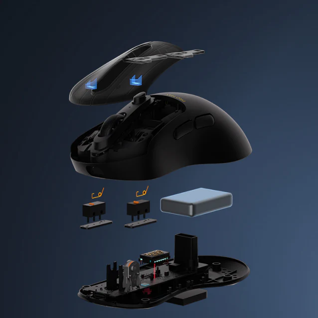 RAPOO VT3 PRO MAX Wireless Gaming Mouse White 8KHz Wired and 4KHz Polling Rate Wireless Connection 30000 DPI 8 Programmable Buttons Wireless Charging Support with Pro Sensor 16 833a0379d9338d76b4826af922cc209b