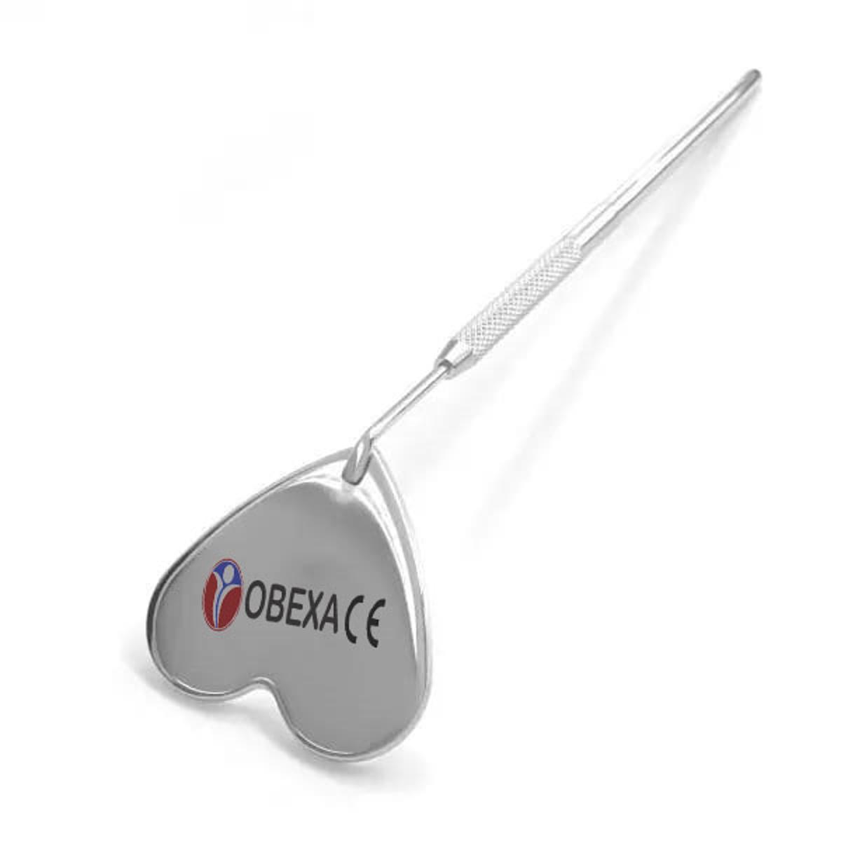 Stainless Steel Heart Shape Eyelash Extension Mirror Handle