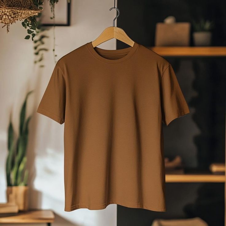 Short sleeves Brown T-shirt for men