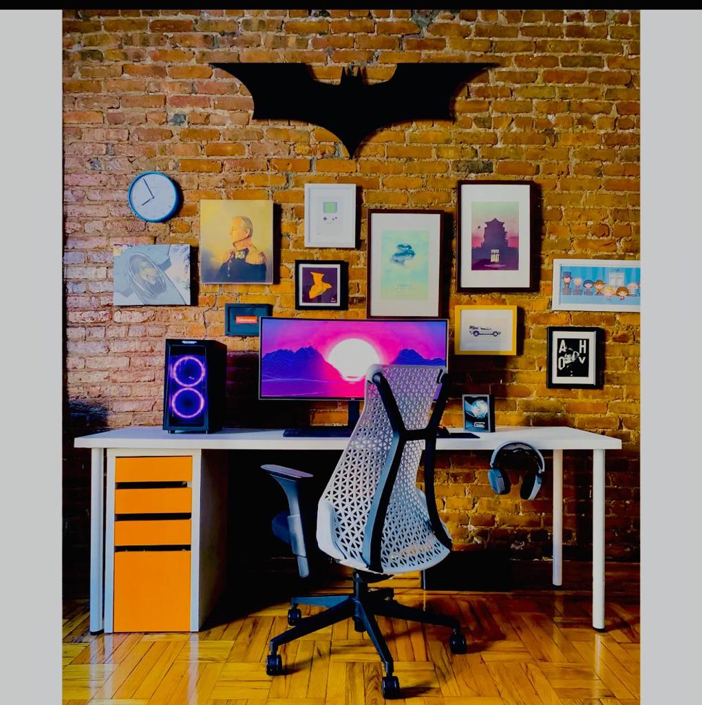 3D Batman Led Wall Lamp - Gaming Decor - ZF Tycoon room decor - Color Black