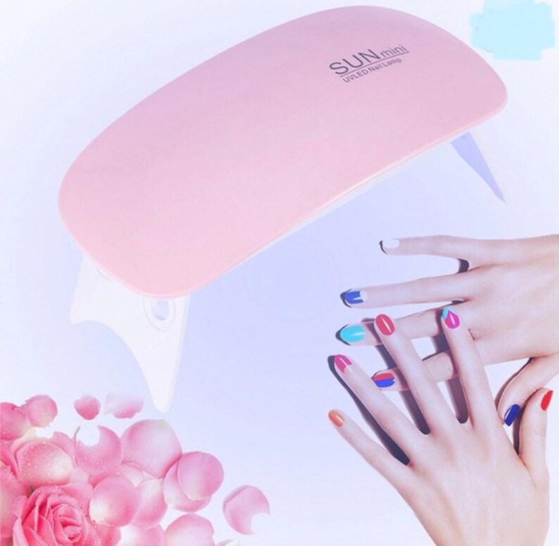 UV LED Lamp  for Nail dryer - Nail Art Manicure Tools Pink Egg Shape Design 30S Fast Drying Curing Light for Gel Polish