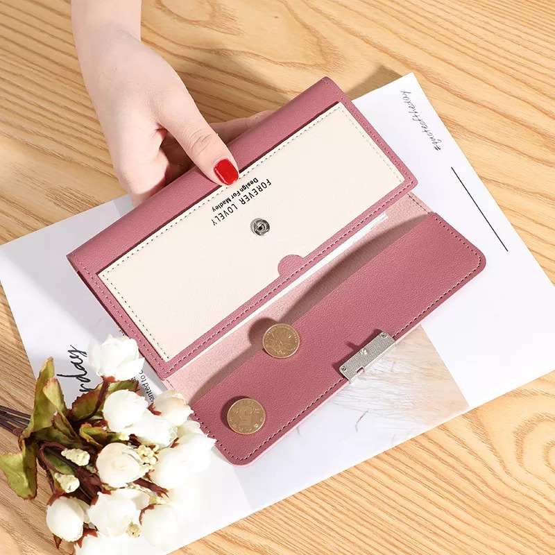 Wallet for Women - New Fashion Long Trifold Purse and Wallet for Girls