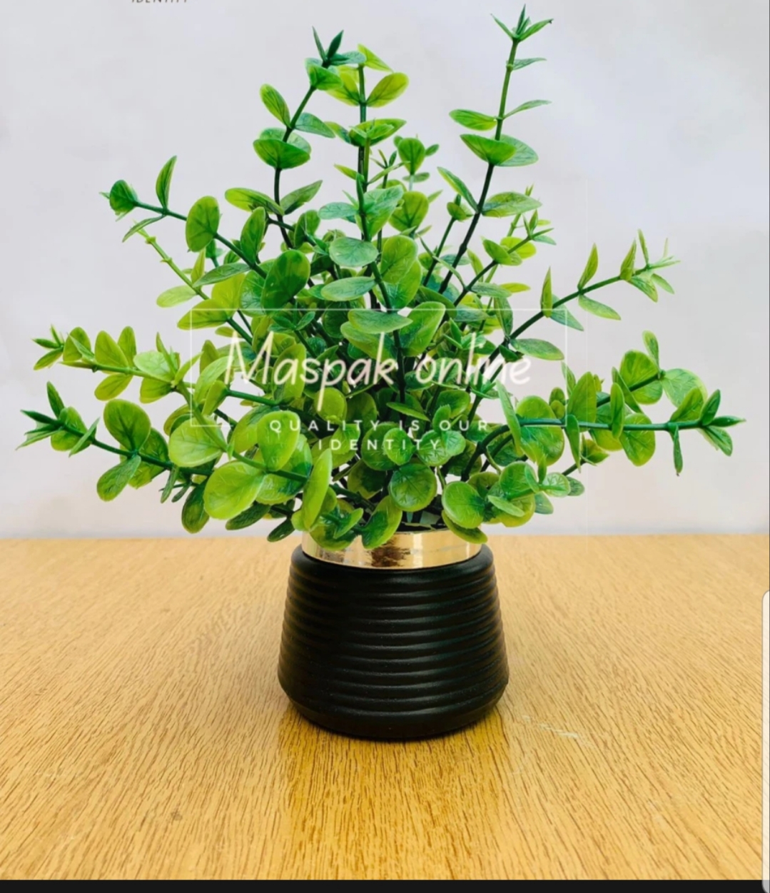 New Artificial Wild Plant With black / White Pot For Home And Office Decoration Flowers For Home Decor