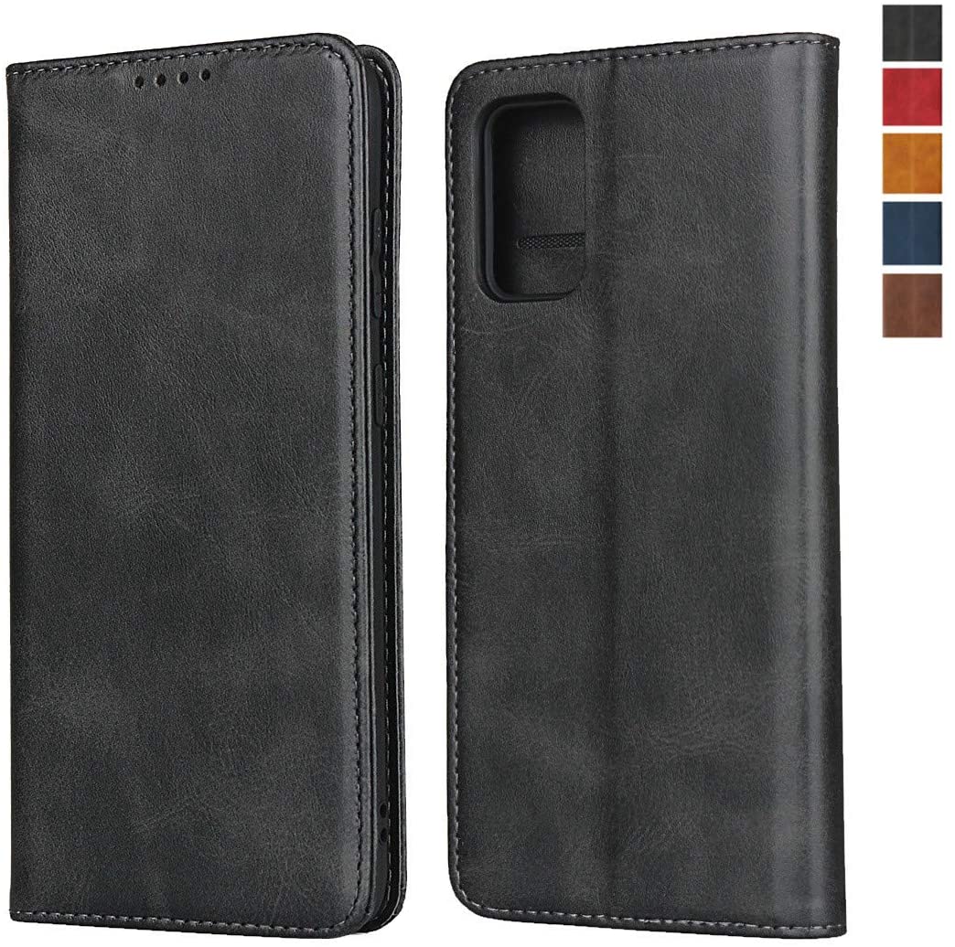 TIANCI Cover Portafoglio Per OnePlus 9 In Pelle PU Con Slot Per Carte E Supporto - Custodia Flip Nero - 2