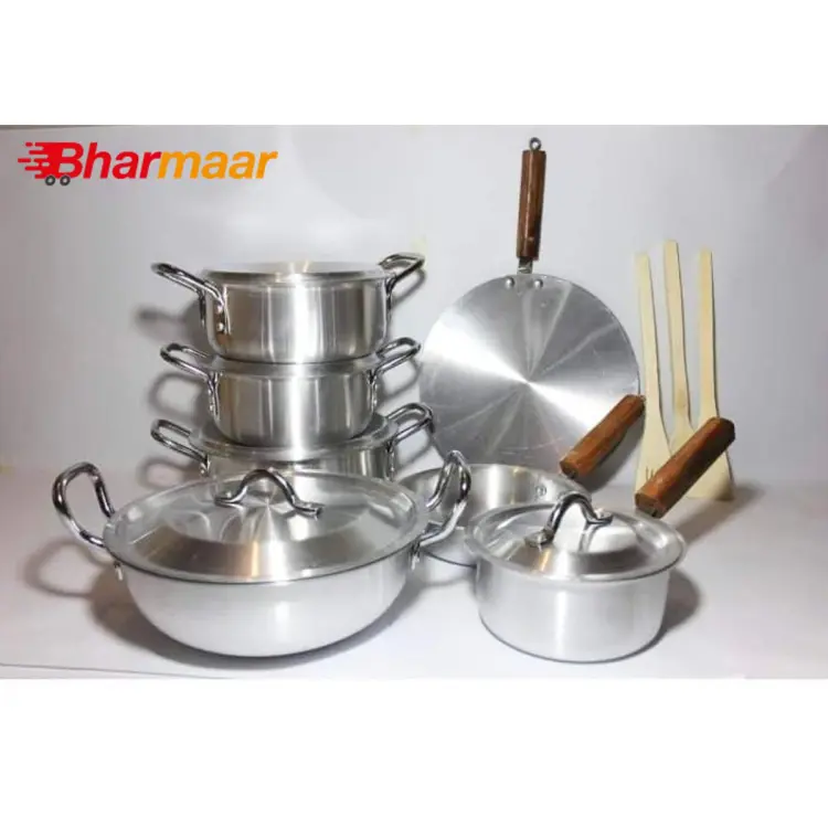 Buy Kitchen Essentials Hard Anodised 6 Pc Black Beauty Cookware Wedding  Gift Set Online at Low Prices in India - Amazon.in