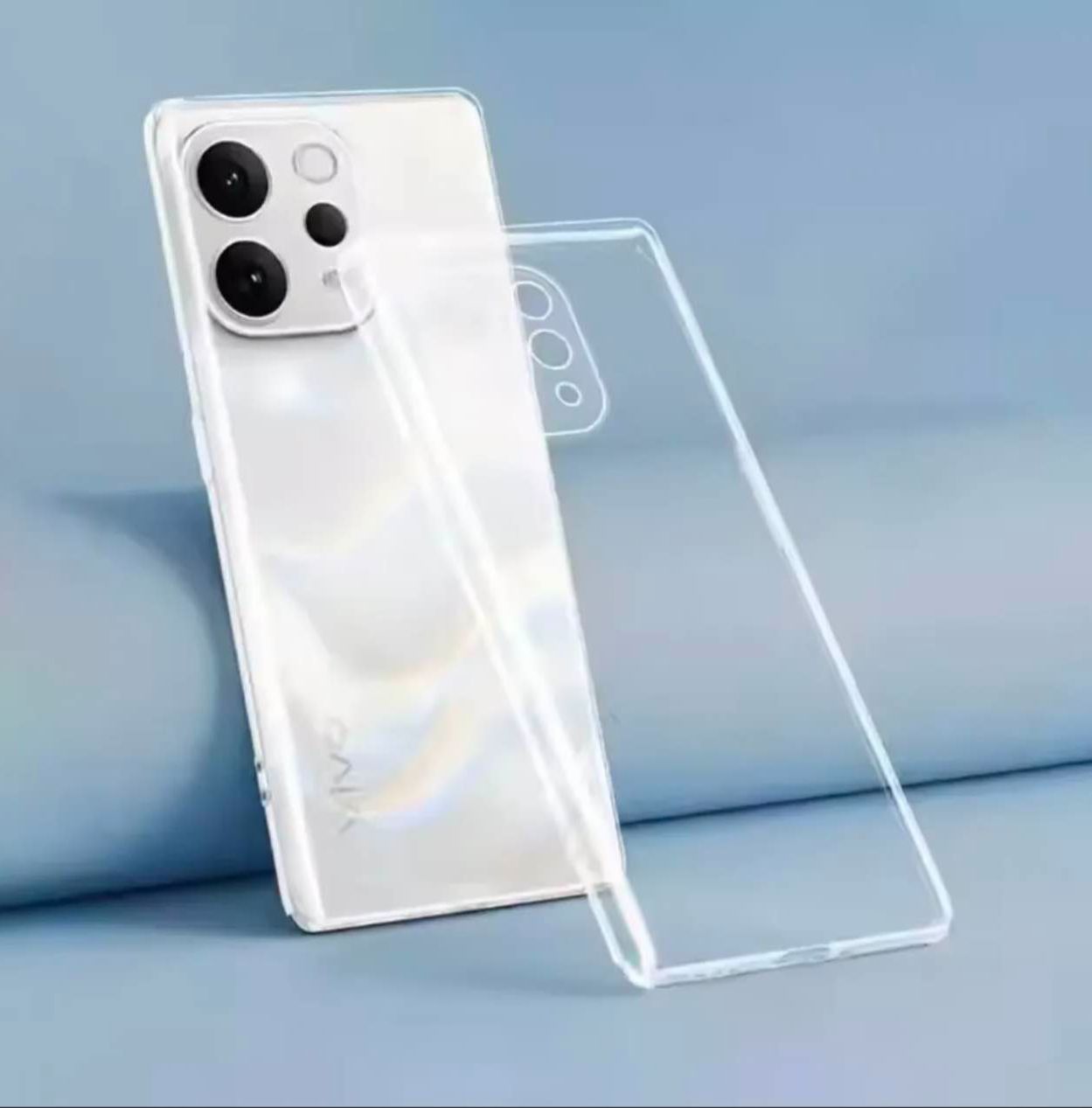 Vivo V70 5G Silicone Cap Jelly Anti-Scratch Dustproof Case | Slim Flexible TPU Protective Back Case | Vivo V70 5G cap jelly | Vivo V70 5G back cover |