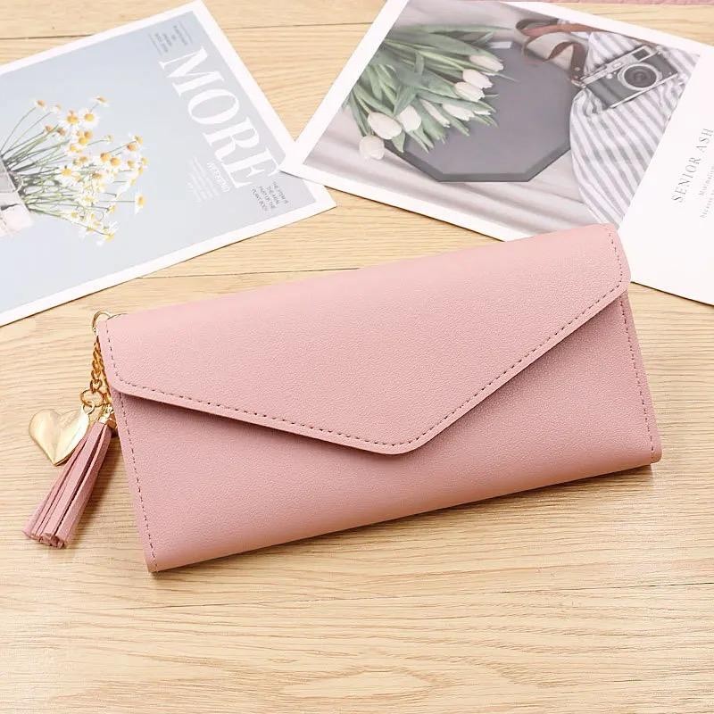 Stylish Women Wallets Phone Clutch  Zipper Purse Long Wallets For Girl Ladies Money Coin Pocket Card Holders Tassel Wallets New