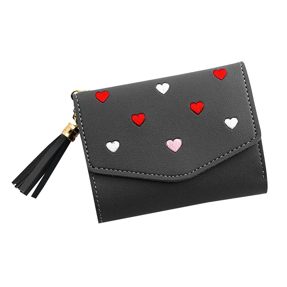 Short Women Wallets Small Slim Luxury Wallet New Fashion Pu Leather Female Purse Designer Money Bag Card Holder, wallets For Girls