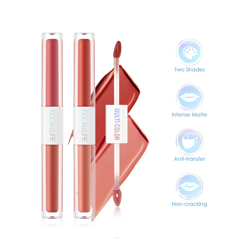 Focallure FA327 Multicolor 2In1 Lipstick & Lip Gloss Daraz.pk