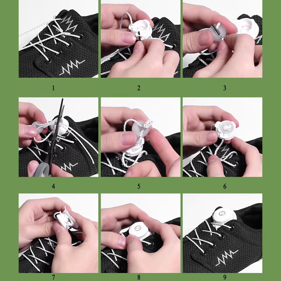 Adjustable Buckle Rope Sneaker ShoeLaces Universal Lock Lazy Laces Sneaker ShoeLaces Shoe Accessories Wire Swivel ShoeLaces for Kids and Adult