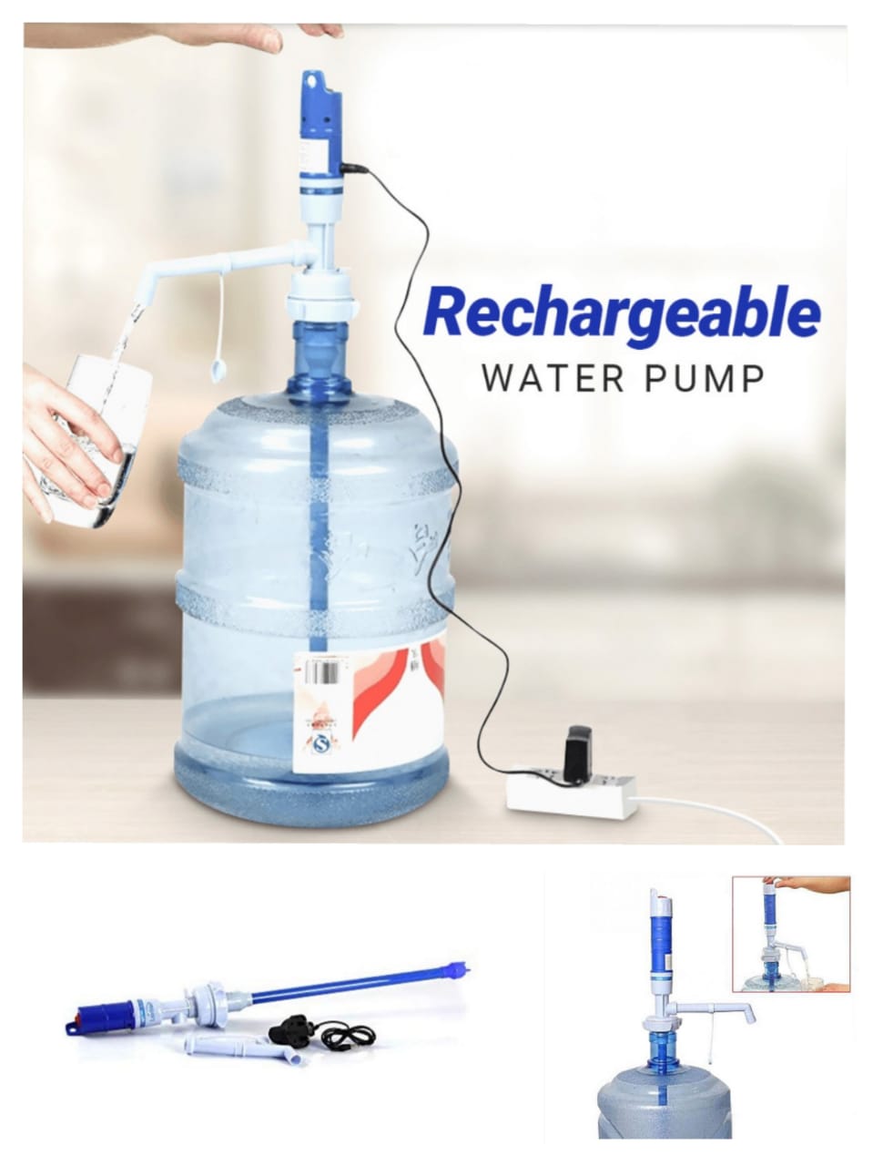 5 Gallon Water Bottle Battery Powered Dispenser Pump Best Pictures