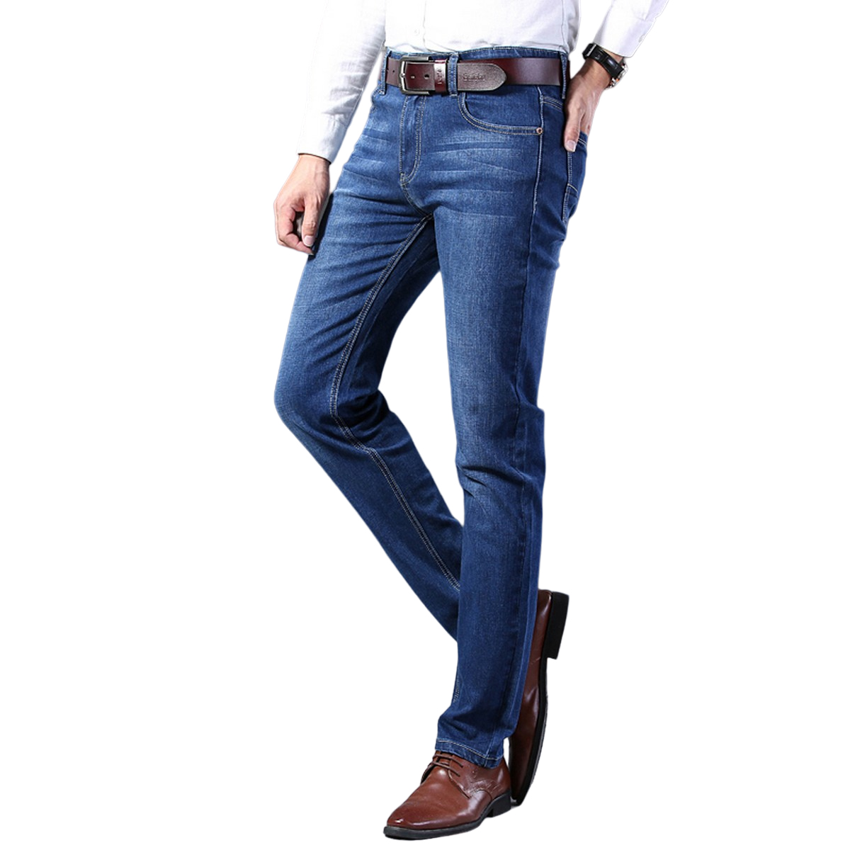 Stretchable Blue Jeans for men
