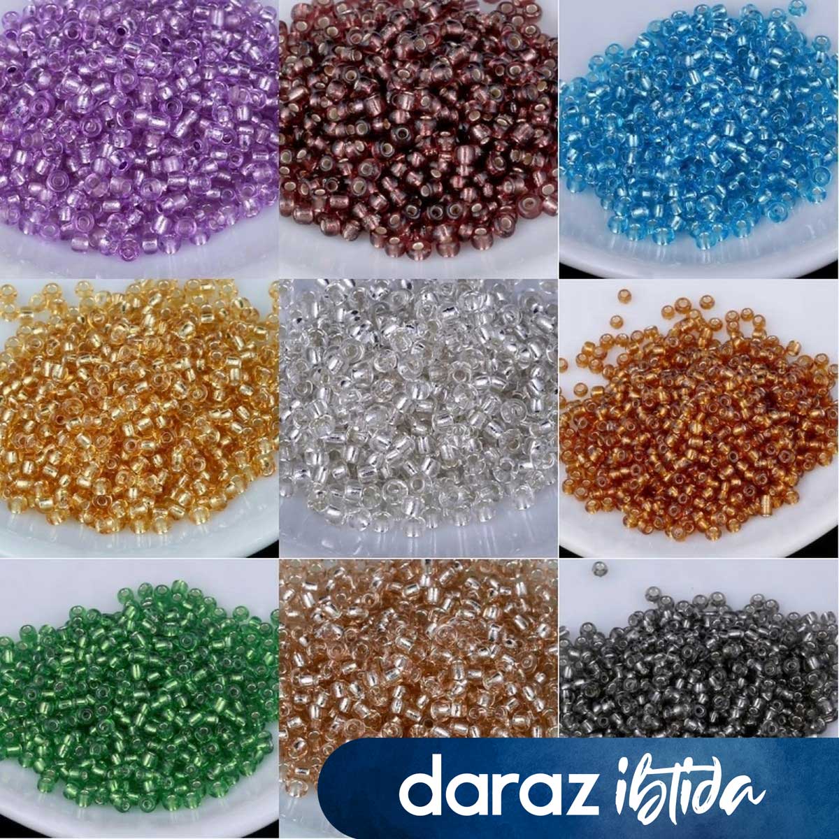 Daraz Gold Beads Wholesale 14k/18k Real Gold Plated Round Spacer