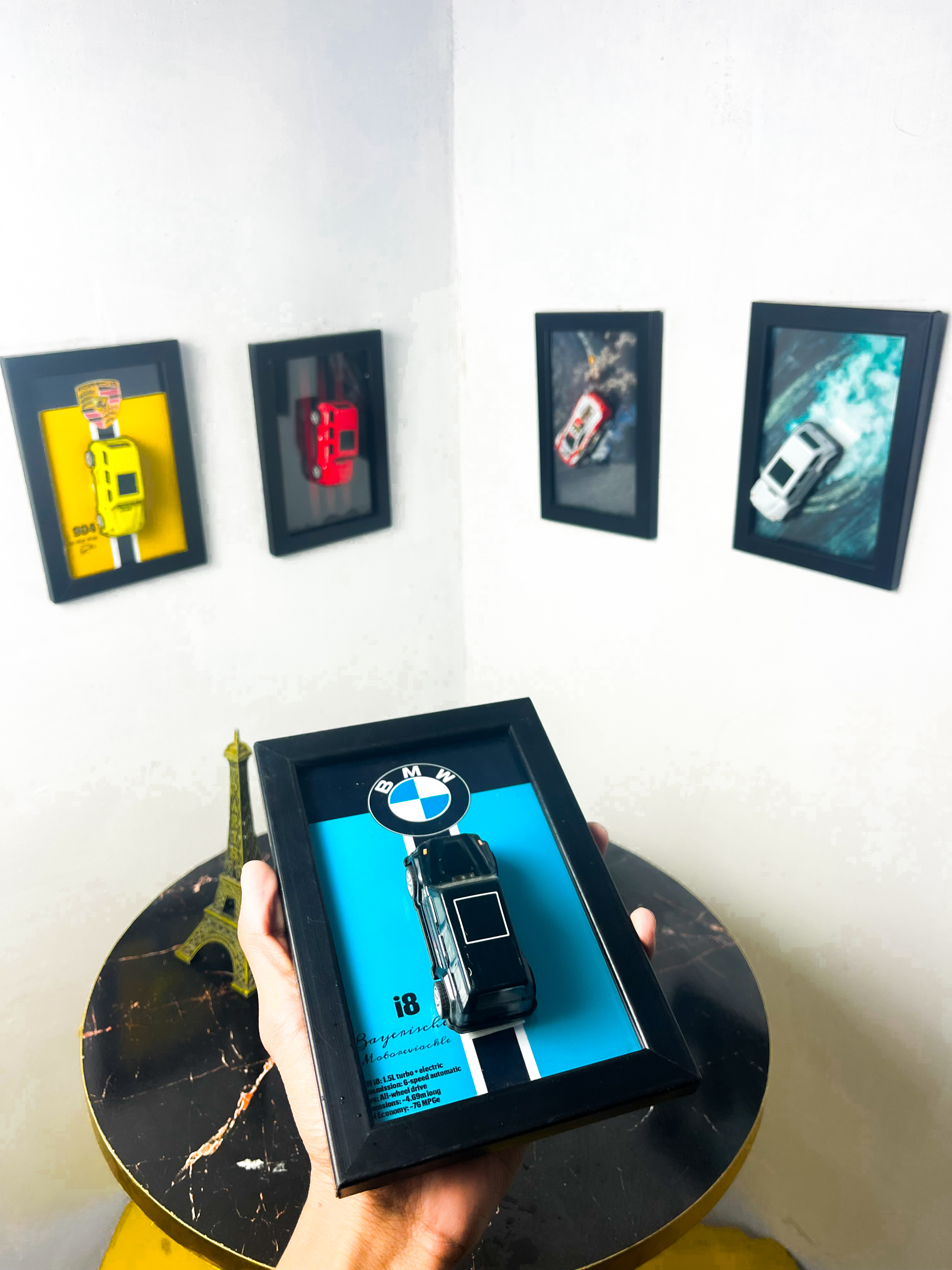 Premium Aesthetic Sports Car Wall Frame (Only One A5 Frame) for Room Decor Real Aesthetic Car Frame Wall Art for Home, Office & Garage In Very Low Price