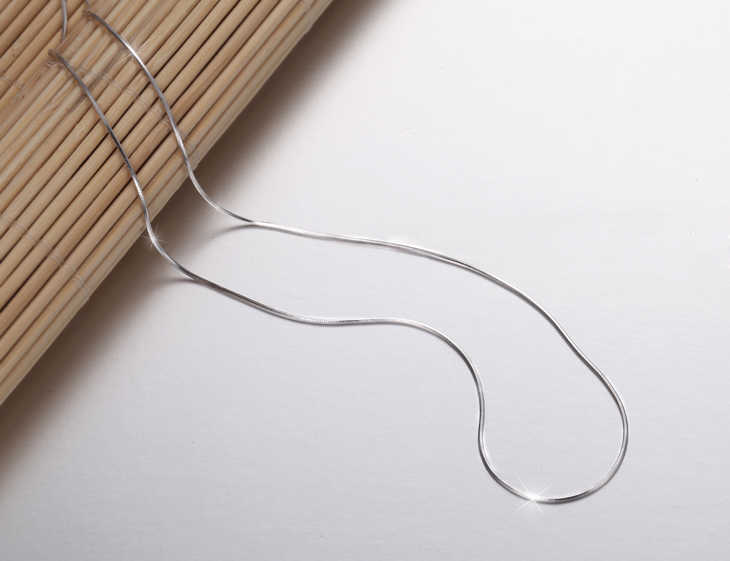 Pip Store Fashion Mens Womens Sell Silver Jewelry Snake Chain Necklace