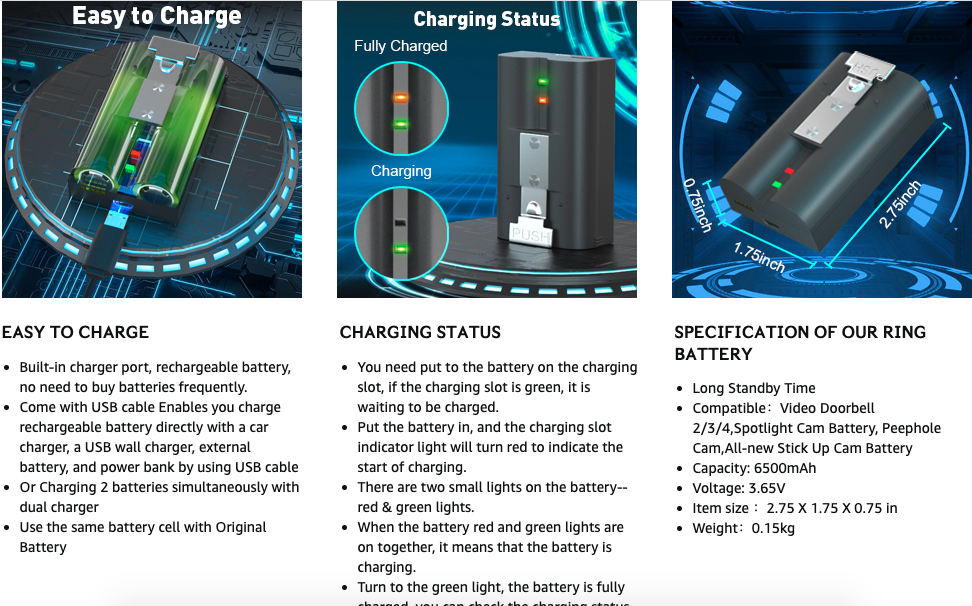 Fully Charged How Long To Charge A Ring Battery Fully Charged