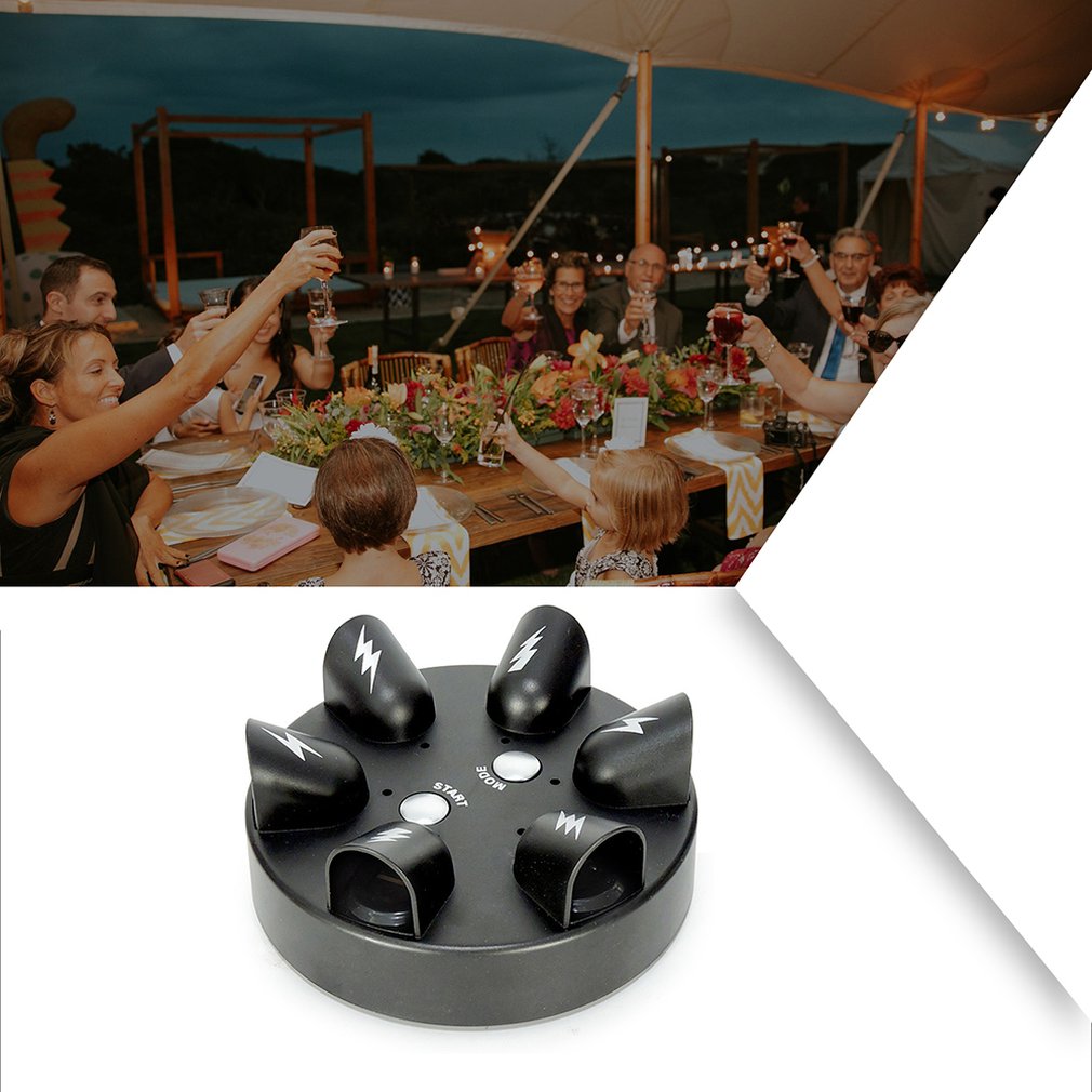 Interesting Electric Finger Game Machine Children Electric Shocking Tool Black