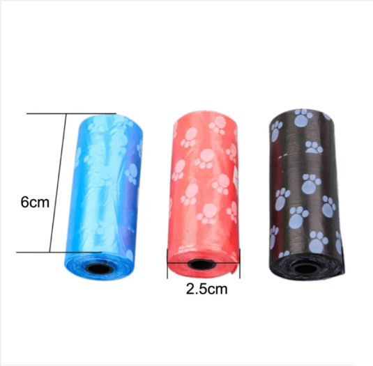 10/20/40 Rolls of Baby Diaper Diaper Disposal Bag Rubbish Bags Pet Dog Poo Waste Bag Rolls Garbage Pets Wastage Bags