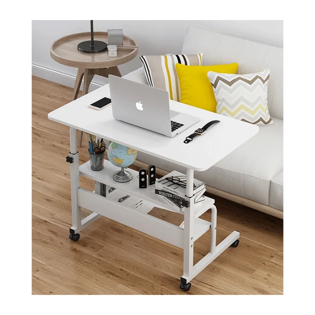 Adjustable Height Laptop Table, Computer Table, Gaming Table, Study Table, Tables with storage Shelves, Side Table, Bed Side Table,  available in 8 colors Combinations, Modern Computer Table, Writing Table,Study Table, Size (27 inch Length, 16 inch Width)