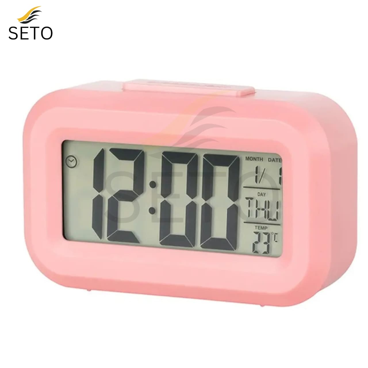 [SETO] LED Digital Alarm Clock | Multifunction Table & Desk Clock with ...