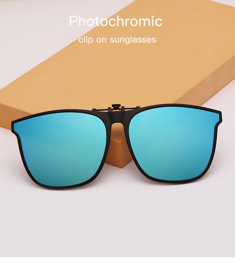 Polarized Clip On Sunglasses Men Flip Up Lens Sun Glasses Women