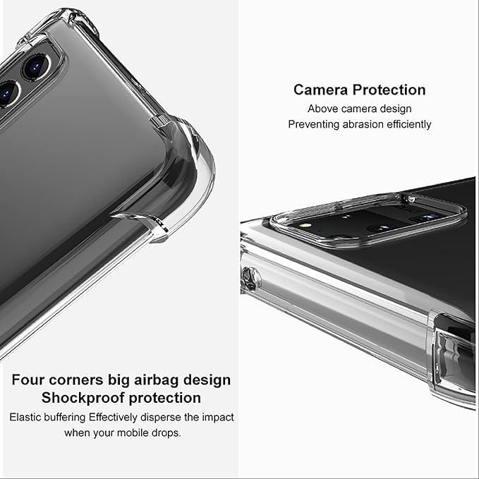 Realme C61 Back Cover Transparent Extra Bumper Anti Shock Soft Crystal Clear Cover