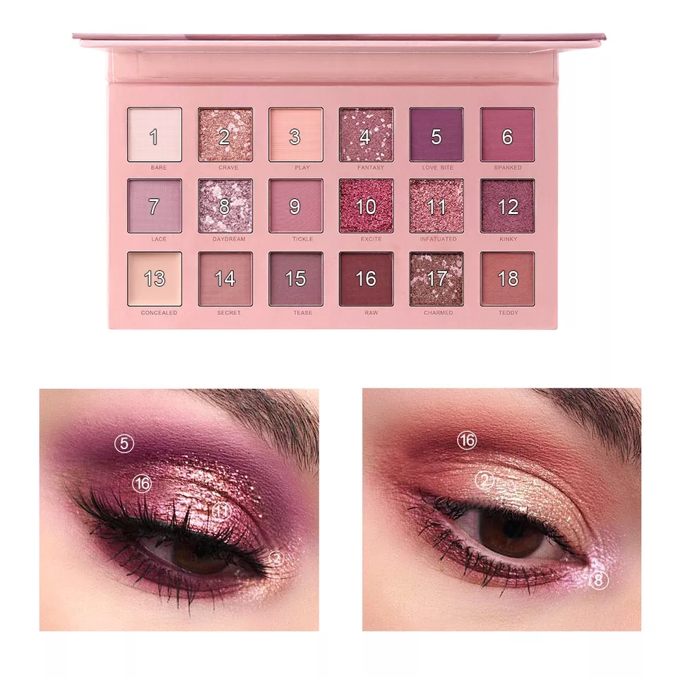 XQM Nude Eyeshadow Palette 18 Colors