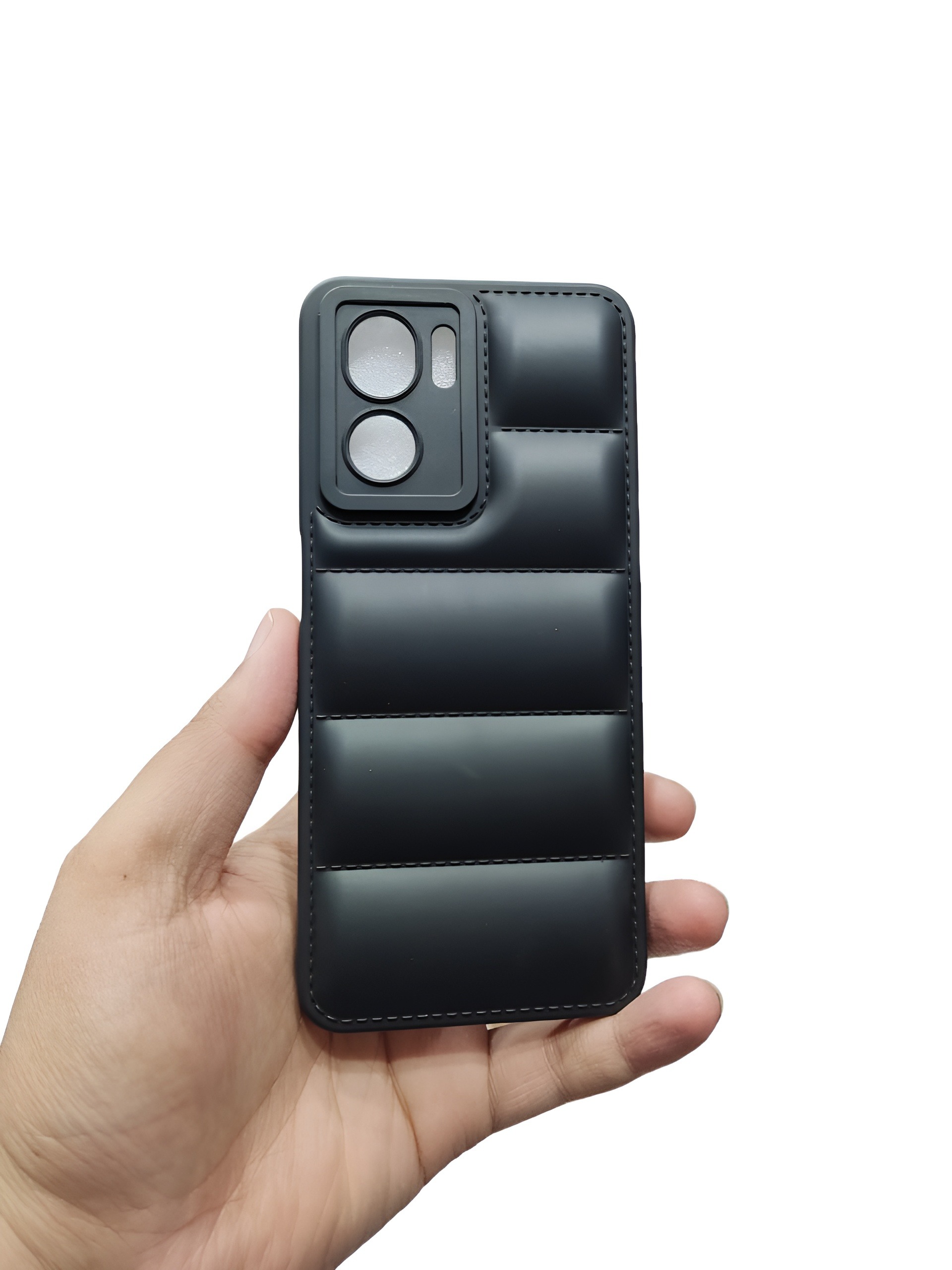 GOKEN Cover Per Oppo A57 4G / A57s – Custodia Ibrida TPU E PC Con Supporto Regolabile, Rossa - 4