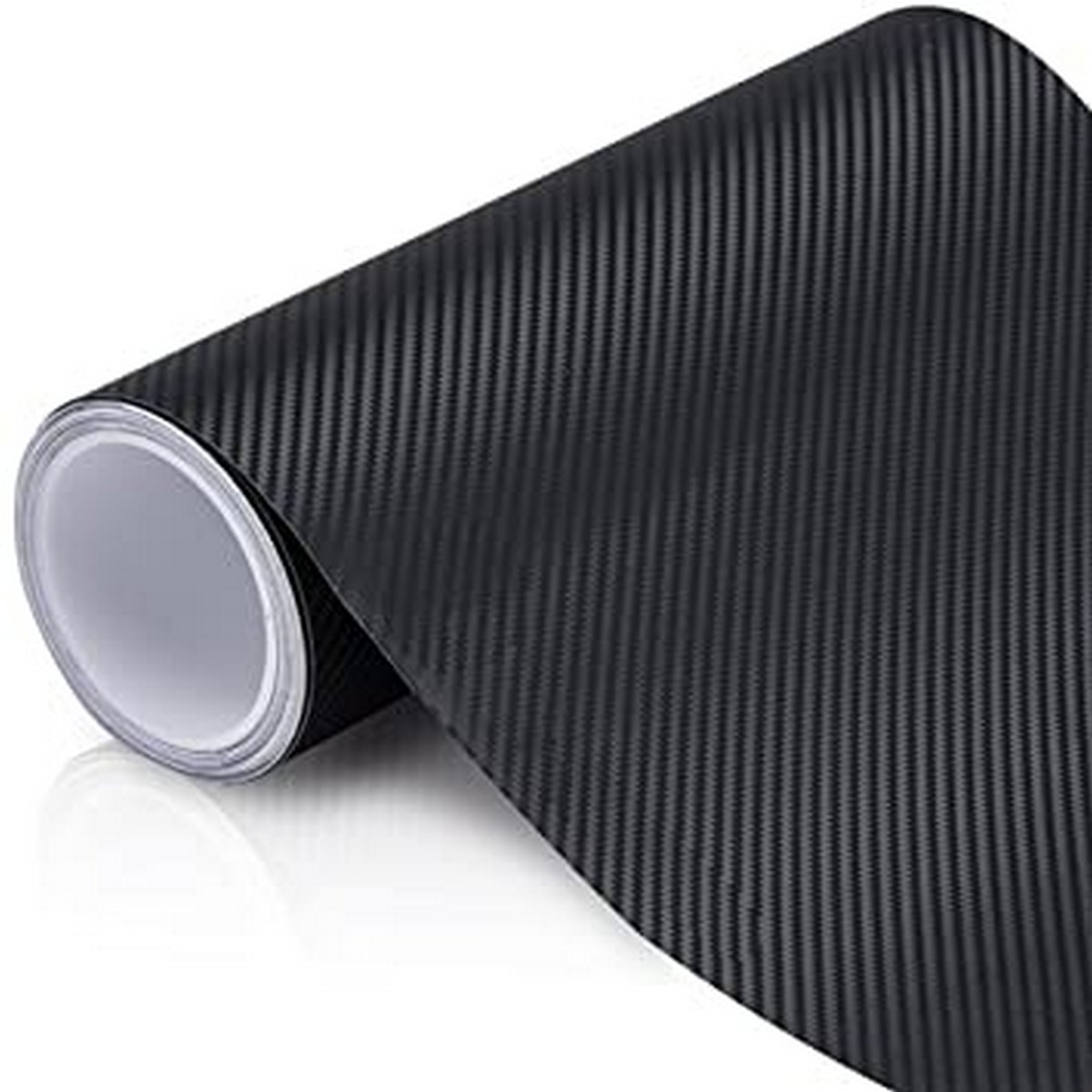 Black Sticker 3D Carbon Fiber 1 feet paper Vinyl for laptops Mobiles Cars  and bikes Black sticker paper for mobile