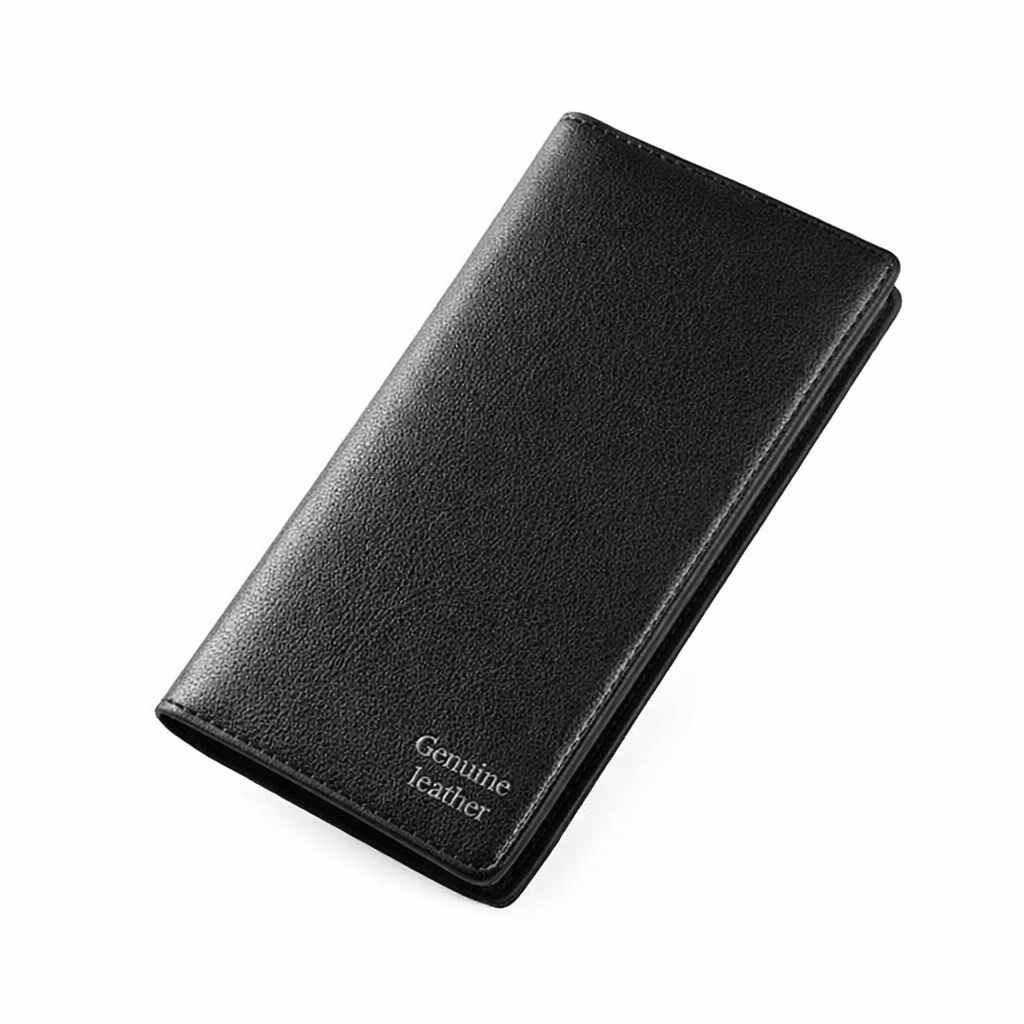 Premium Slim and Lightweight Long Wallet for Men | Stylish PU Leather Wallet with Multiple Card Slots and RFID Blocking | Durable Business Bifold Wallet | Unisex Slim Purse for Men and Women Everyday Travel Office Use