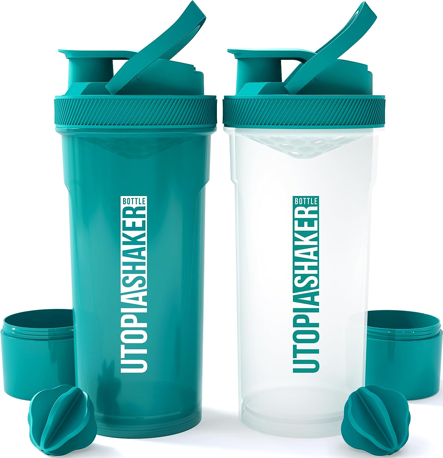 Gym Shaker Bottle Water Bottle Fitness Sports Classic Protein Mixer Shaker Bottle (24-Oz)