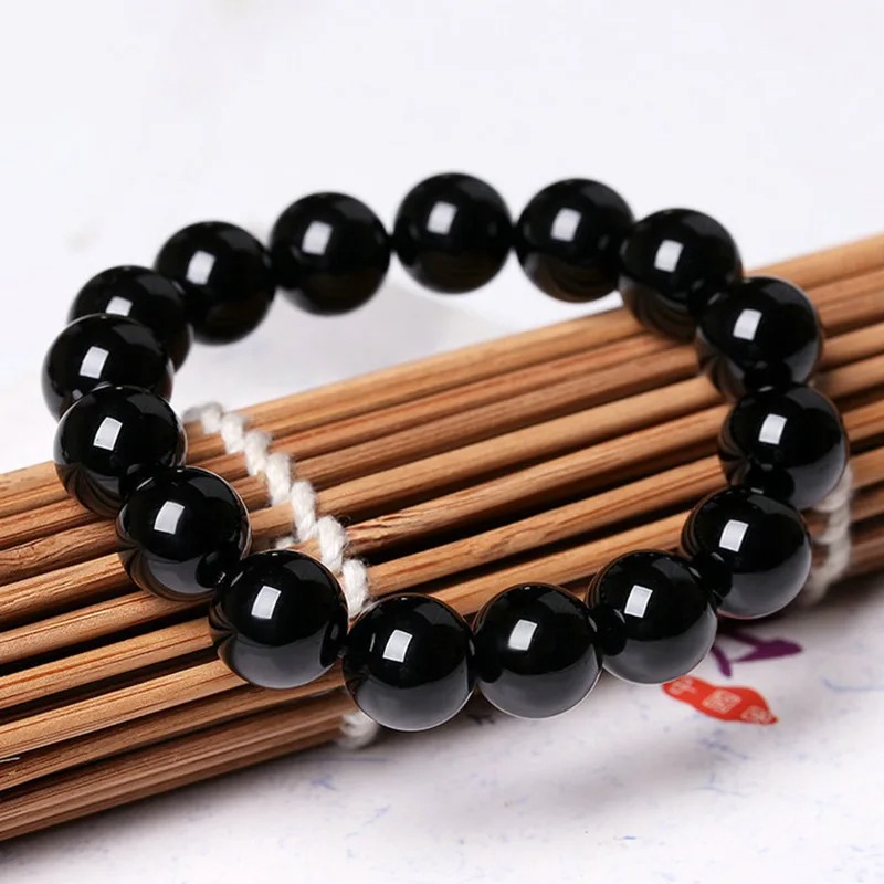 Stylish Black Beads Pearl Bracelets His and Hers Bracelets, Couples Bracelets, Promise Bracelets