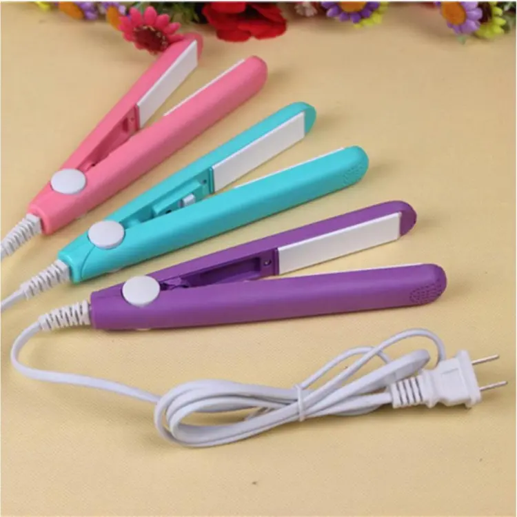 2 in 1 mini hair straightener and clearance curler