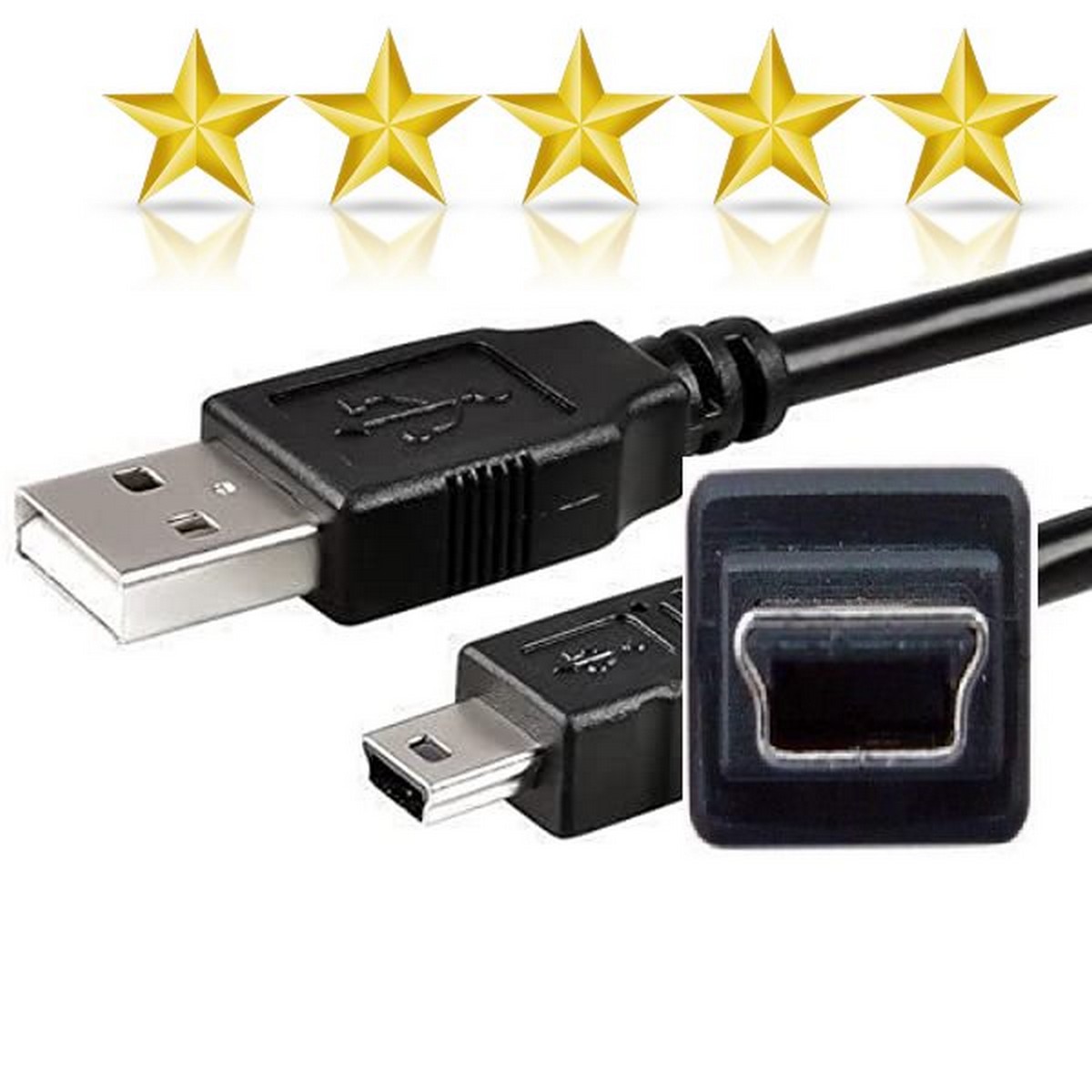 mini 5 Pin Mini Micro DATA AND Charging Cable