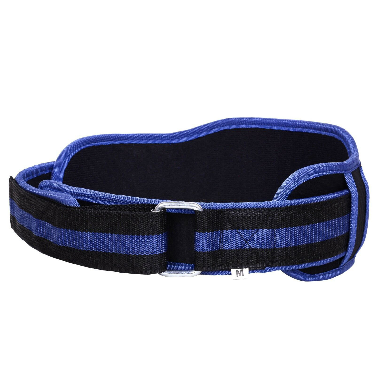 HR TradersWeight Lifting Belt Training Gym Fitness Bodybuilding Back Support Workout Blue