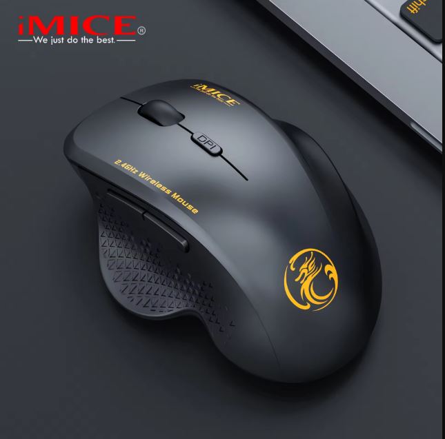 IMICE G6 2.4G Wireless Gaming Mouse USB Business Office Gift Smart 6-button Photoelectric Mouse 1600dpi AA Battery