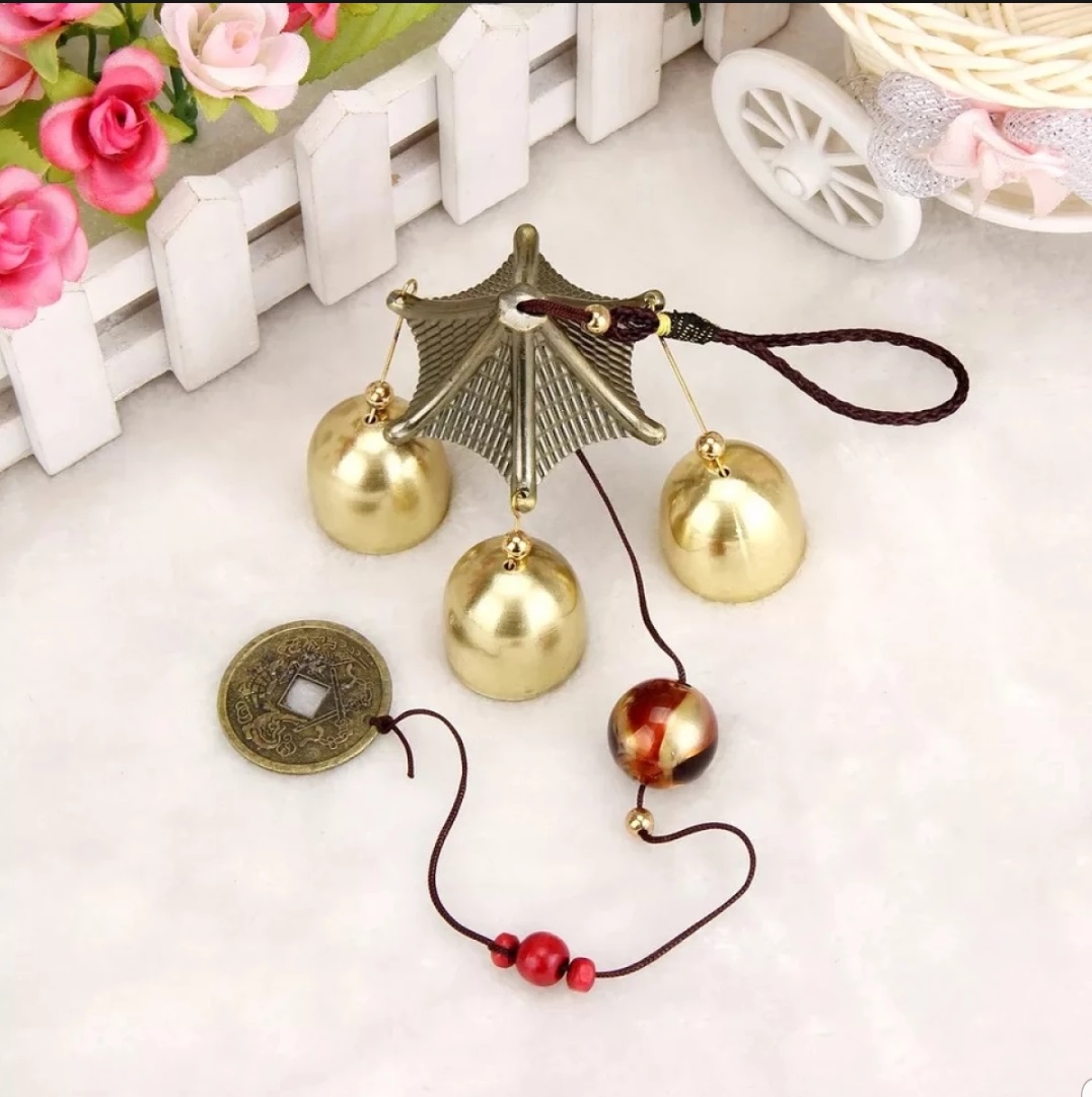 Wind Twin Metal Aluminum Wind Chimes - Feng Shui Ornaments for Doors and Windows, Creative Gift Idea