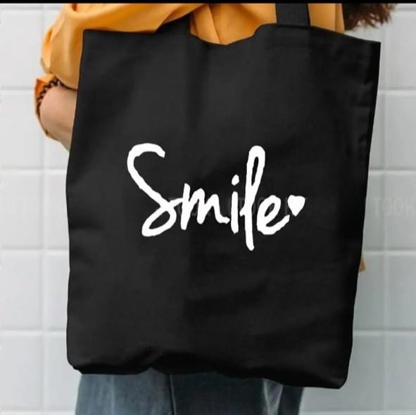 Trendy Free bear Tag Printed Tote Bag For Girls & Women