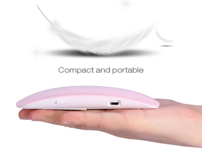 UV LED Lamp  for Nail dryer - Nail Art Manicure Tools Pink Egg Shape Design 30S Fast Drying Curing Light for Gel Polish