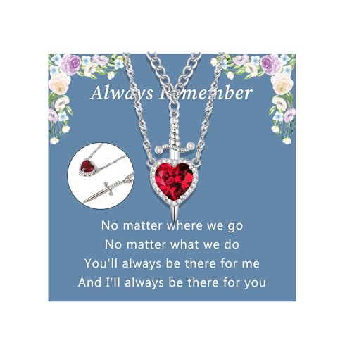 Heart & Love Couple Necklace Set – Romantic Matching Jewelry