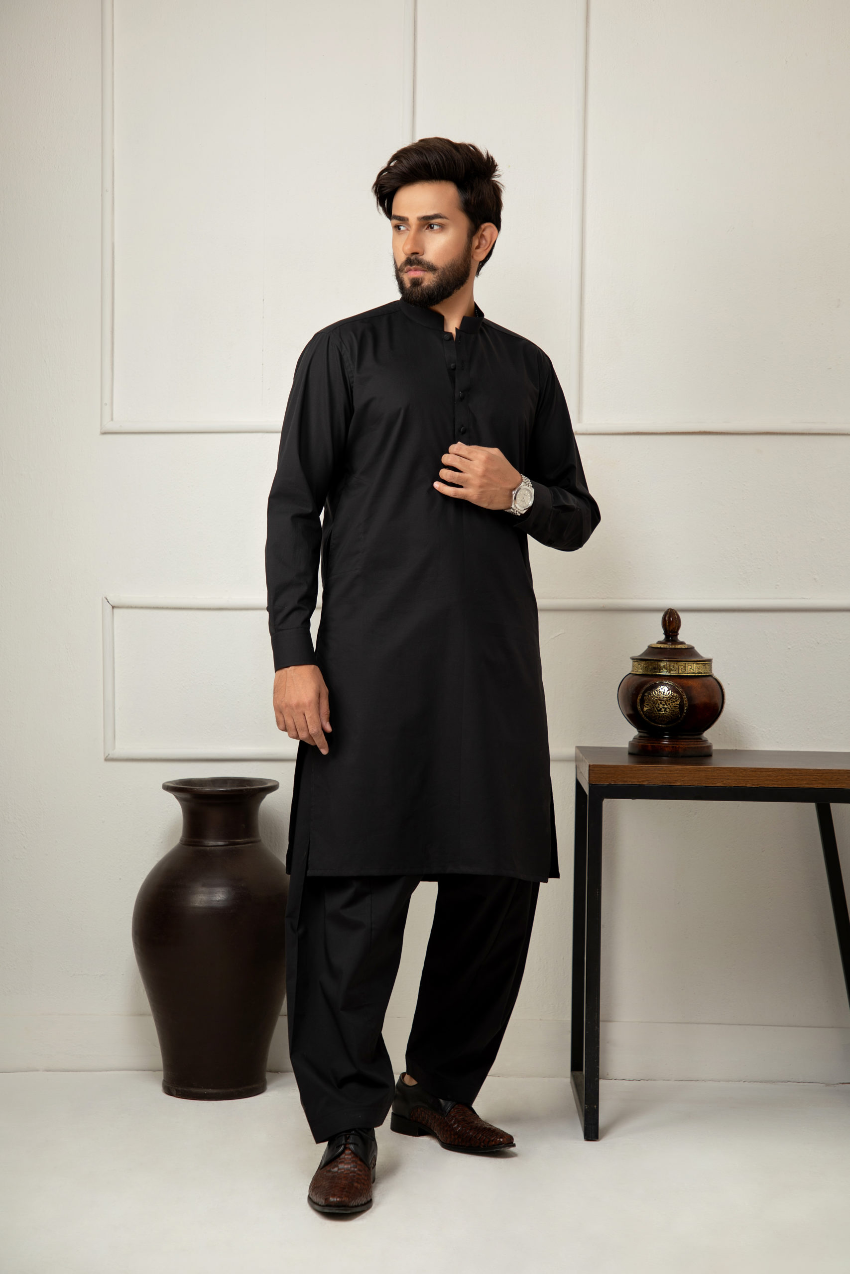 Black salwar 2025 kameez boy