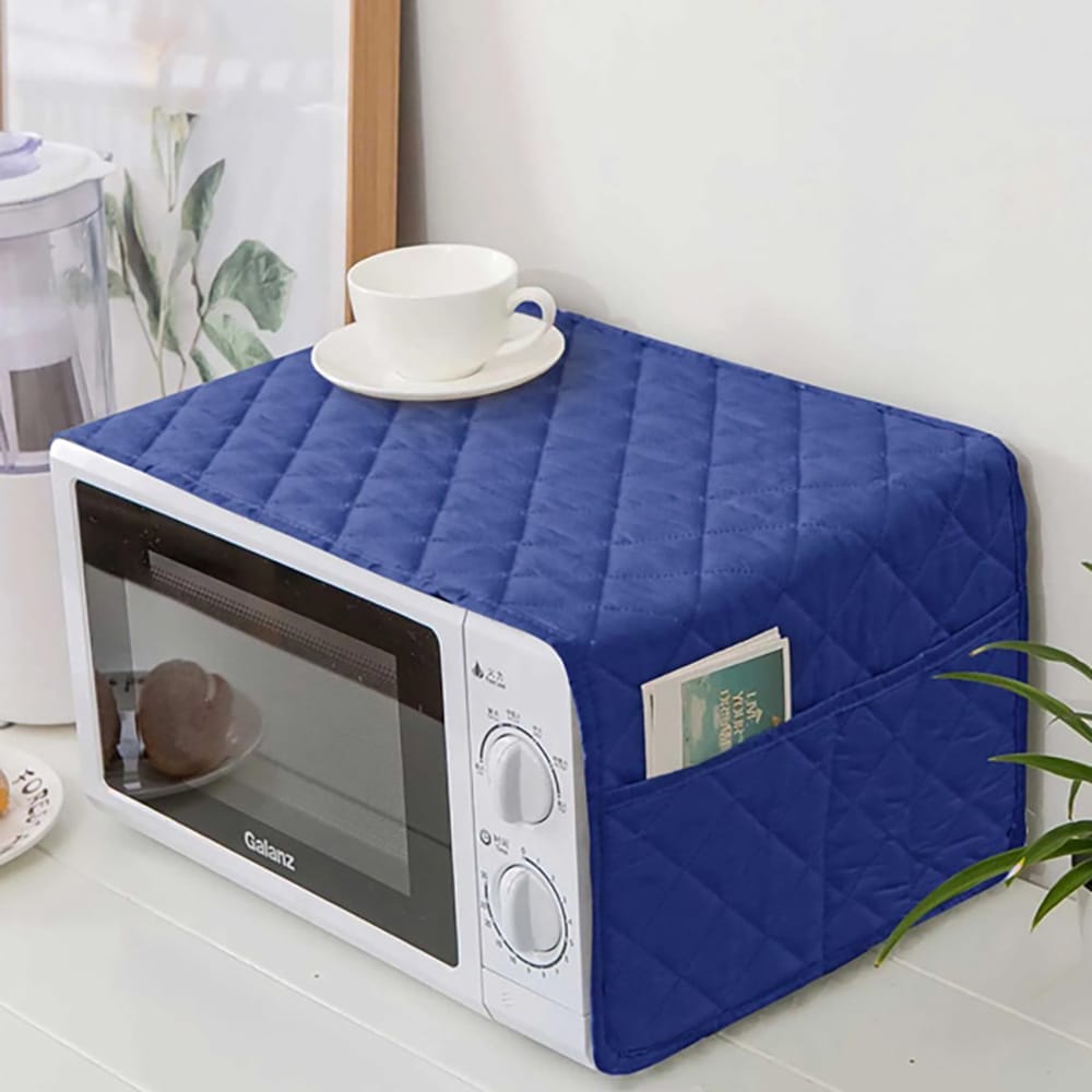 Microwave Oven Cover Dust proof Double Pocket Storage Bag