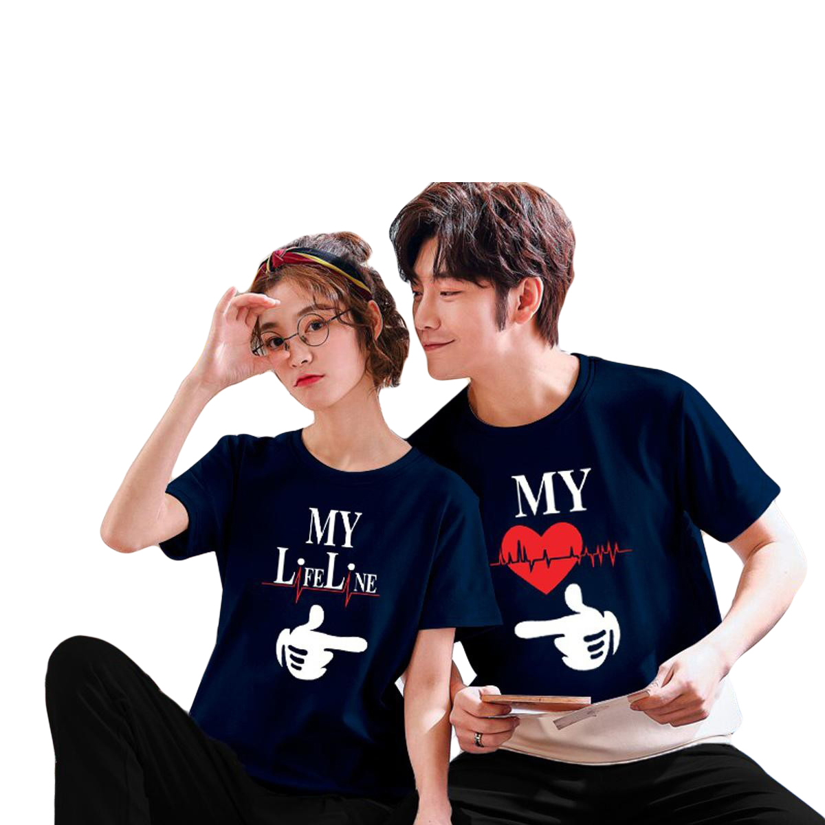 Couple Night Suit (Night Wear) One Suit For Men And One Suit For Women