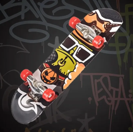 01 Pcs Alloy Finger Skateboard Fingerboard with Pressure Relief and Venting Function Fingertip Skateboard Toy