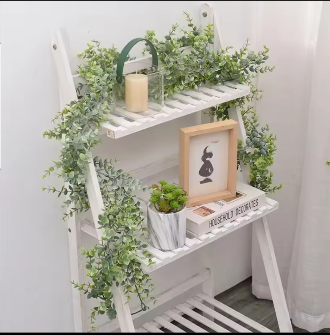 1 Piece Artificial Eucalyptus Vine Green Hanging Bail Best for Decoration Purpose