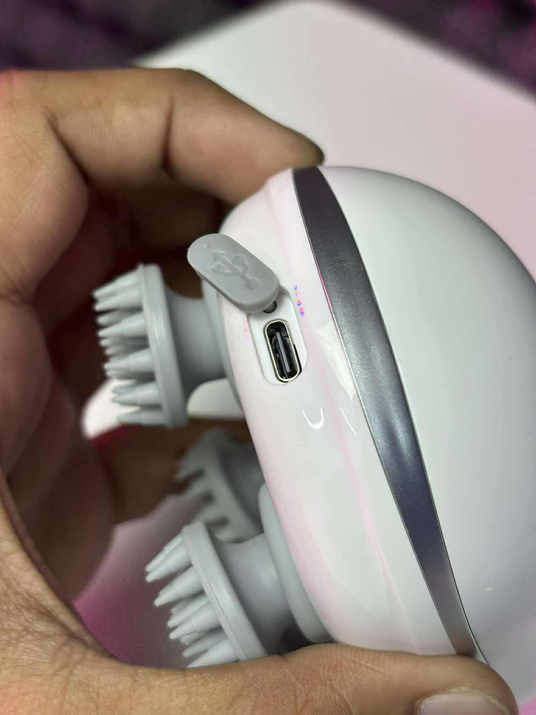 Electric Scalp Massager for Hair Growth | Wireless  Rechargeable Multi-Speed Head Massager | Smart Scalp  Massage Device for Men & Women Pakistan