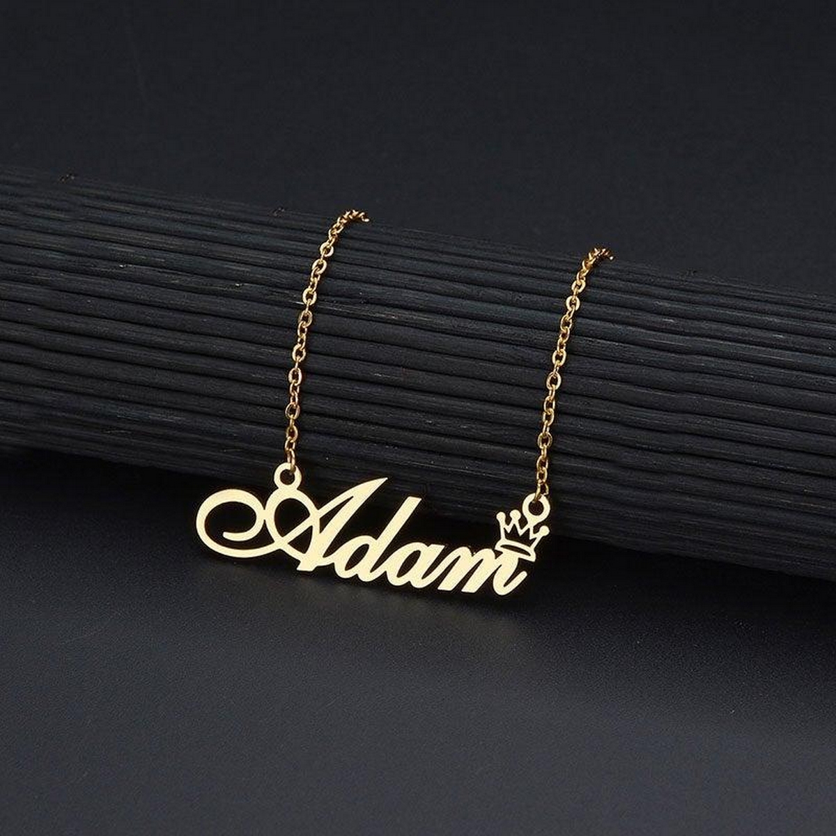 Jewel Lodge Name Pendant, Name Necklace 
