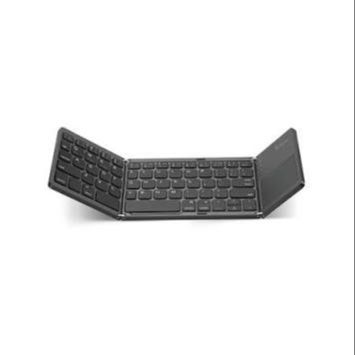 Foldable Bluetooth Keyboard with Touchpad | Wireless Mini Keyboard for Windows Android iOS | Portable Wireless Keyboard with Touchpad | Mini Bluetooth Keyboard for Tablet & Mobile | wireless bluetooth keyboard with touchpad