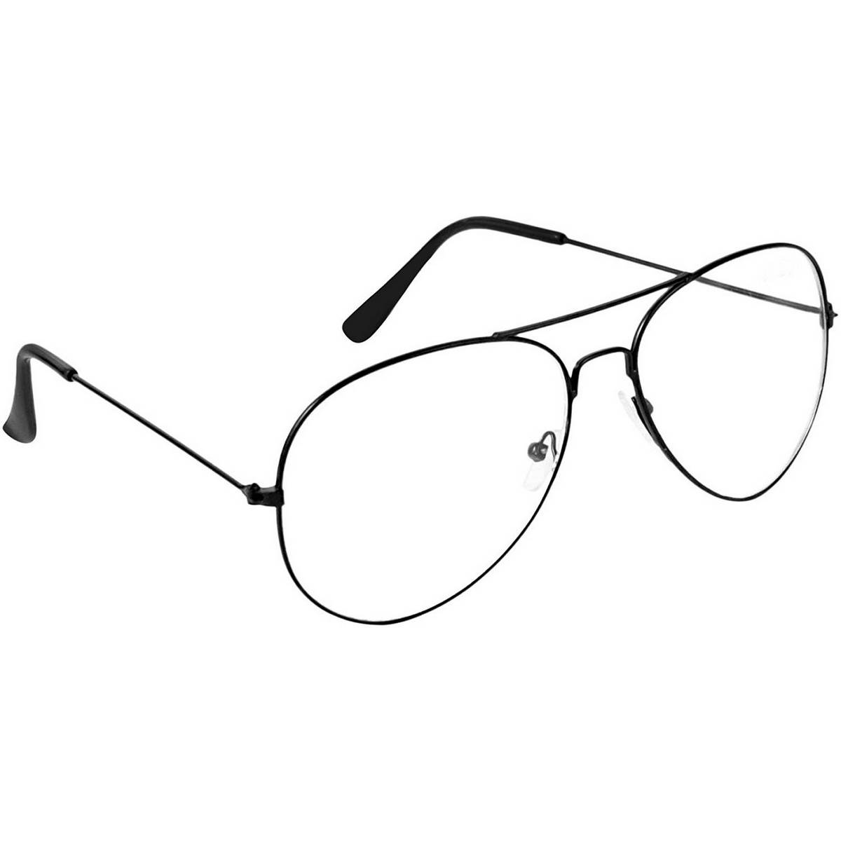 aviator transparent glass